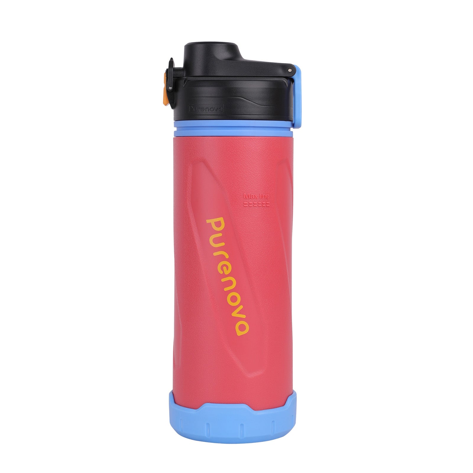 24oz WowPress® Water Purifier Bottles-indian Red